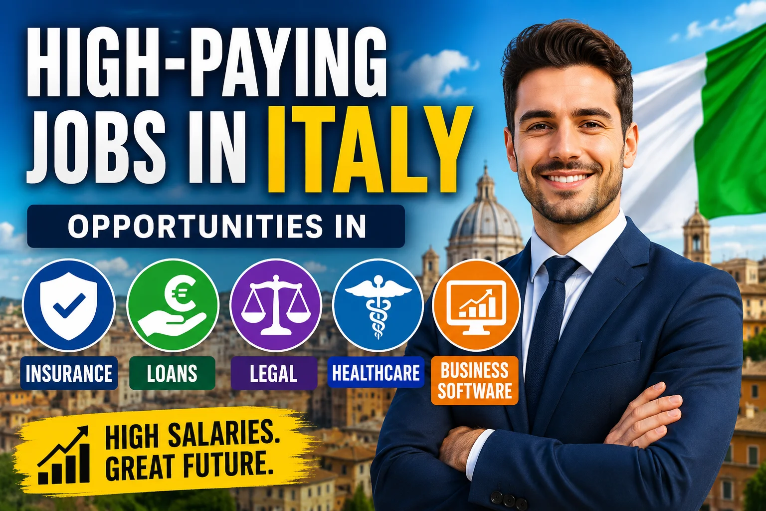 High-Paying Jobs in Italy Opportunities in Insurance, Loans, Legal, Healthcare & Business Software (2026 Guide)